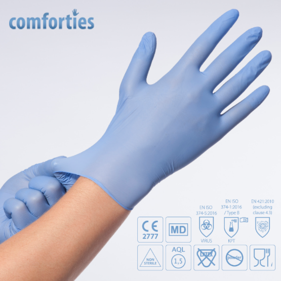 Die Weichen Nitril Handschuhe von Comforties Online Bestellen - Kaufen. Unique-Sthetics Shop. 
