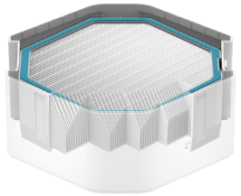 Professionelle Luftreiniger HEPA H13/H14 Filter. Reduziert Aerosole und Viren in der Raumluft (auch Covid-19) Hochwirksame Filtertechnologie. Lieferung innerhalb der EU.